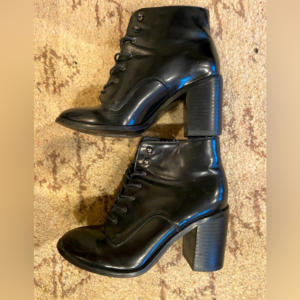 Chelsea Crew Black Heeled Boots